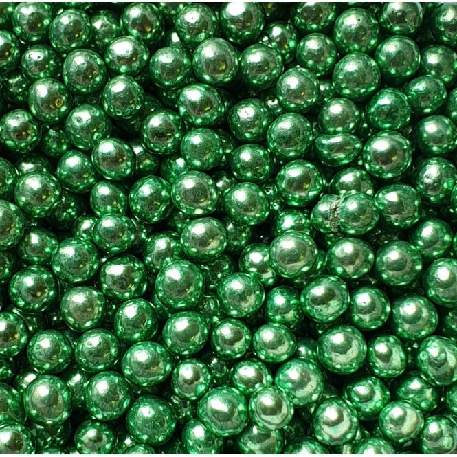 Pearls - High Shine - 4mm - Green