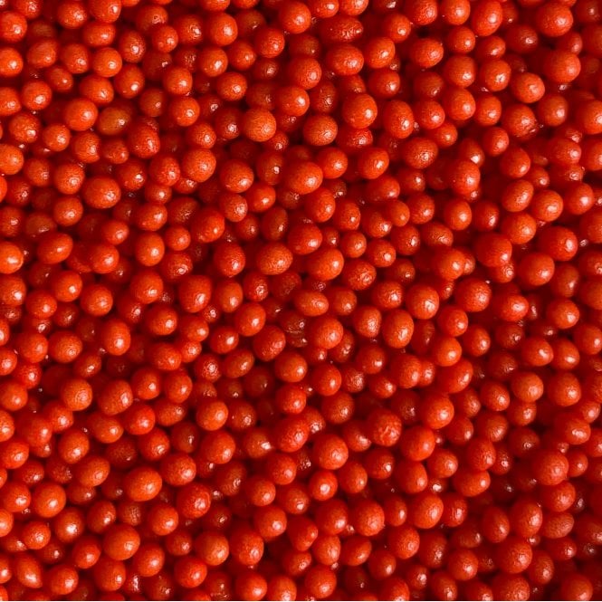 Pearls - Polished - 2mm - Red
