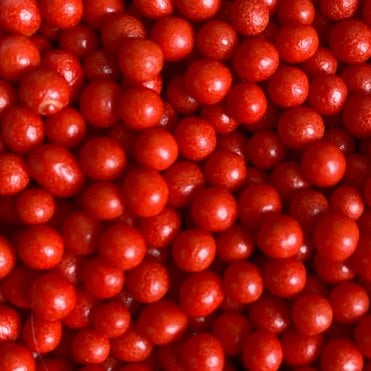 Pearls - Polished - 4mm - Red