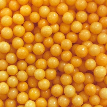 Pearls - Polished - 4mm - Tangerine
