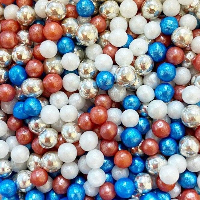 Pearls - Twinkle - Great British Range - Red, White, Blue & Silver
