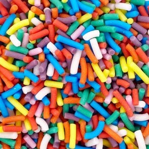 Strands - Matt - Rainbow Sprinkles