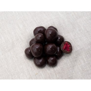 Raspberries in Dark Chocolate 