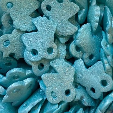 Shapes - Glimmer - Baby Carriage - Blue