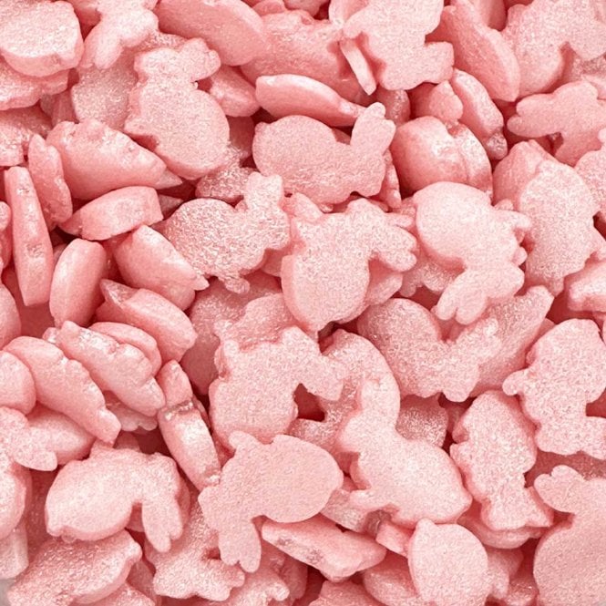 Shapes - Glimmer - Bunnies - Pink
