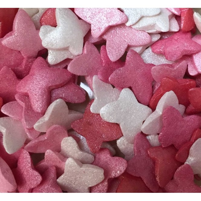 Shapes - Glimmer - Butterflies - Pink Mix
