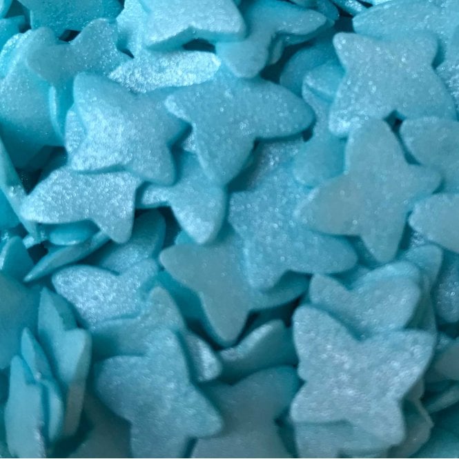 Shapes - Glimmer - Butterflies - Turquoise
