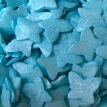 Shapes - Glimmer - Butterflies - Turquoise