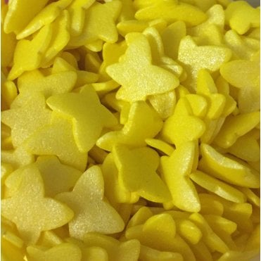 Shapes - Glimmer - Butterflies - Yellow