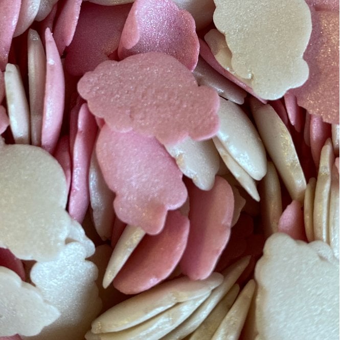 Shapes - Glimmer - Clouds - Pink and Mother of Pearl
