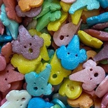 Shapes - Glimmer - Clown - Rainbow Mix
