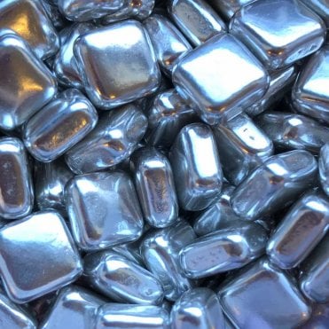 Shapes - High Shine - Squares - Silver