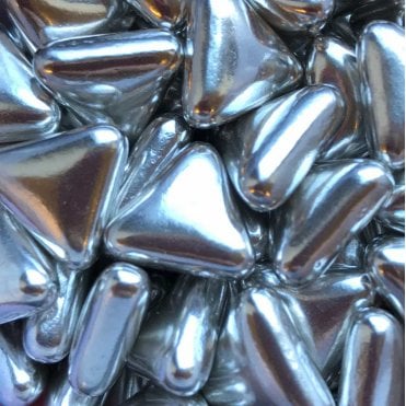 Shapes - High Shine - Triangles - Silver