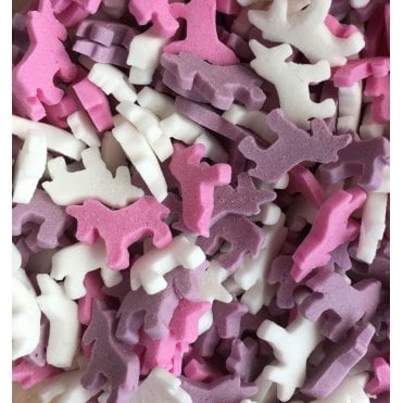 Shapes - Matt - Mini Unicorns - Pink Mix