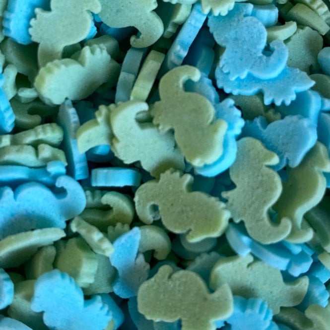 Shapes - Matt - Seahorses - Turquoise and Green