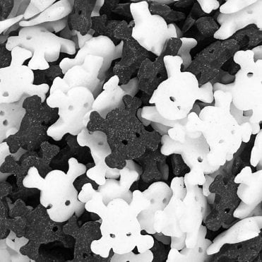 Shapes - Matt - Skulls - Black and White