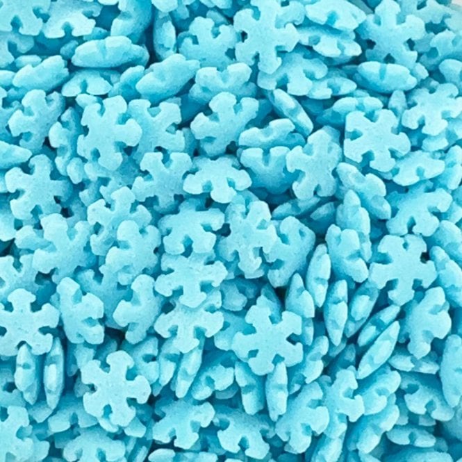 Shapes - Matt - Snowflakes - Mini - Ice Blue