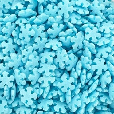 Shapes - Matt - Snowflakes - Mini - Ice Blue