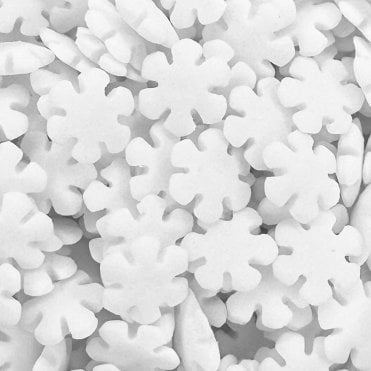 Shapes - Matt - Snowflakes - White