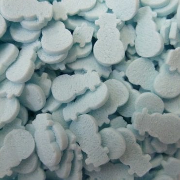 Shapes - Matt - Snowmen - Blue