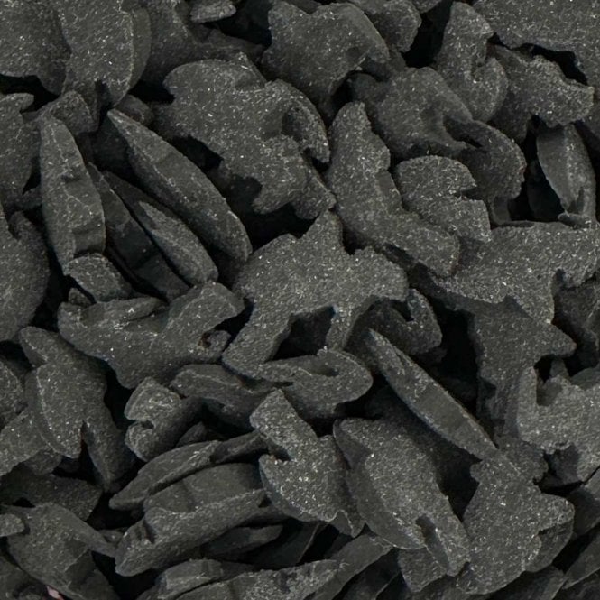 Shapes - Matt - Witches on Broomsticks - Black