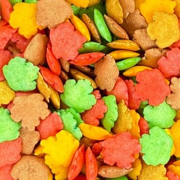 Shapes - Shimmer - Leaf - Autumn Mix