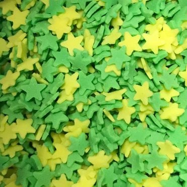 Stars - Matt - Green and Yellow