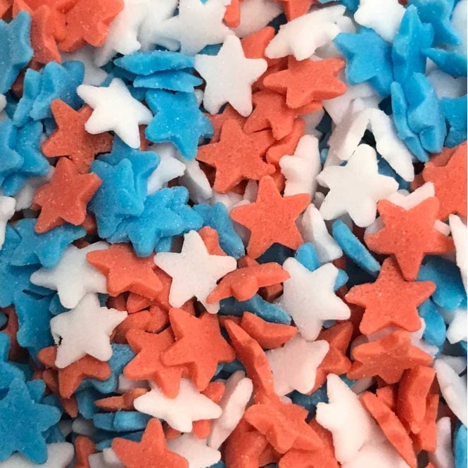 Stars - Matt - Red, White and Blue