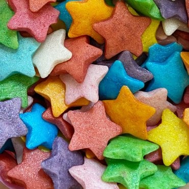 Stars - Shimmer - Jumbo - Rainbow 