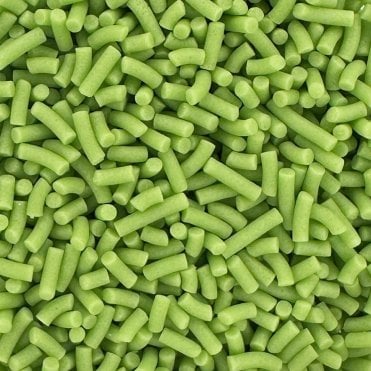 Strands - Matt - Natural and Vegan - Green Sprinkles