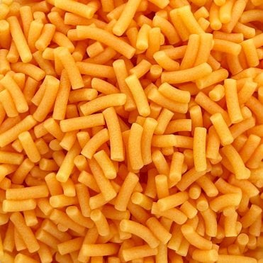 Strands - Matt - Natural and Vegan - Orange Sprinkles