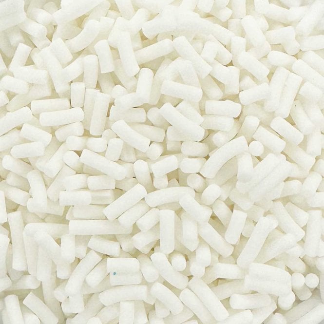 Strands - Matt - Natural and Vegan - White Sprinkles