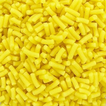 Strands - Matt - Natural and Vegan - Yellow Sprinkles