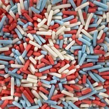 Strands - Matt - Natural - Great British Range - Red, White, Blue