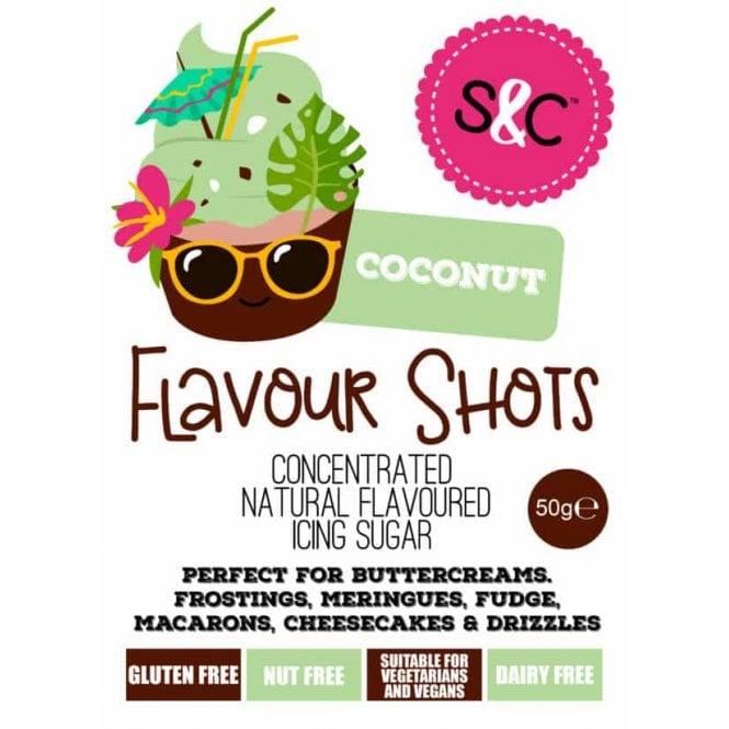 Sugar and Crumbs Flavour Shots - Coconut - 50g