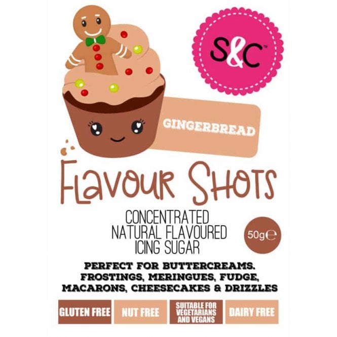 Sugar and Crumbs Flavour Shots - Gingerbread - 50g