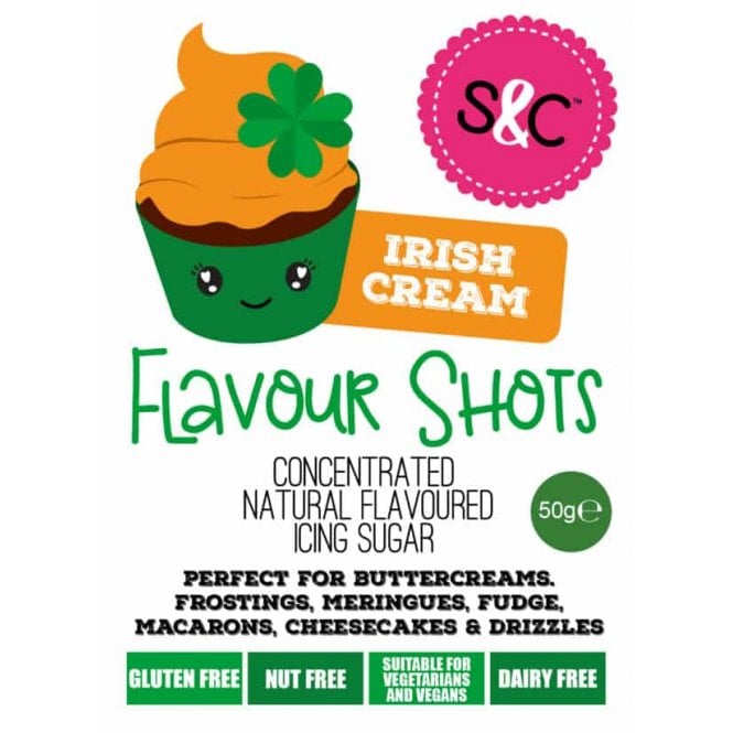 Sugar and Crumbs Flavour Shots - Irish Cream - 50g