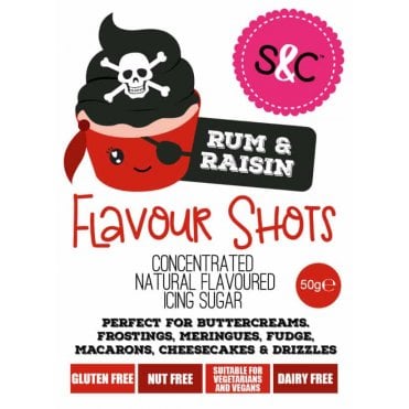 Flavour Shots - Rum and Raisin - 50g