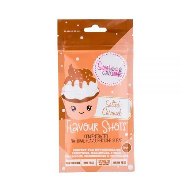 Sugar and Crumbs Flavour Shots - Salted Caramel - 50g