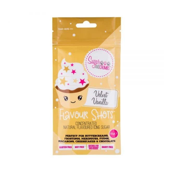 Sugar and Crumbs Flavour Shots - Velvet Vanilla - 50g