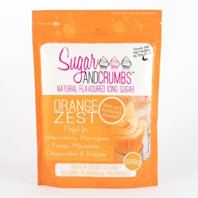 Sugar and Crumbs Flavoured Icing Sugar - Orange Zest