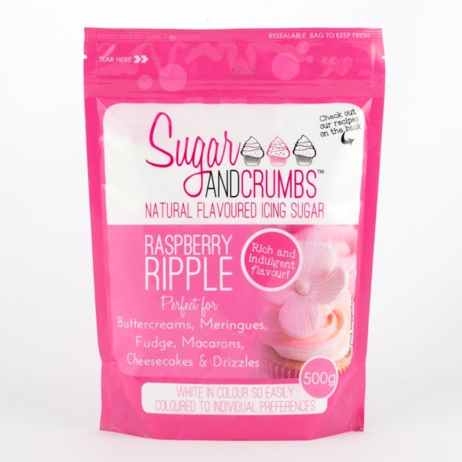 Sugar and Crumbs Flavoured Icing Sugar - Raspberry Ripple