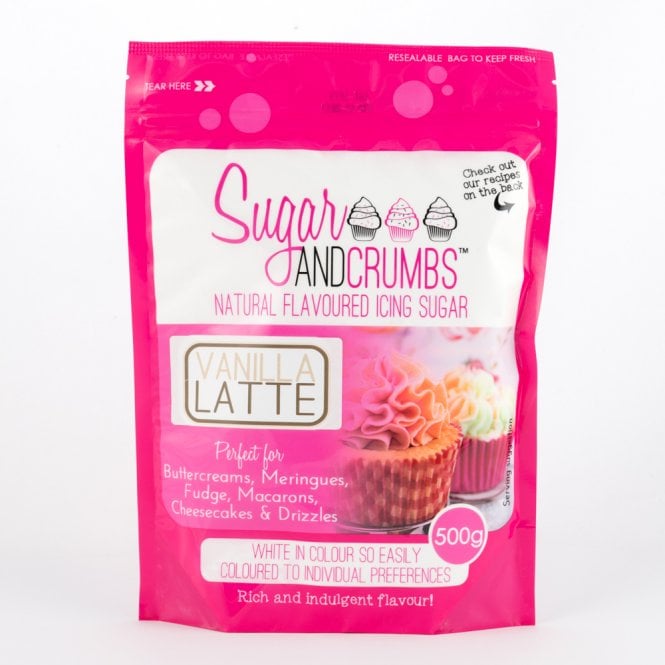 Sugar and Crumbs Flavoured Icing Sugar - Vanilla Latte