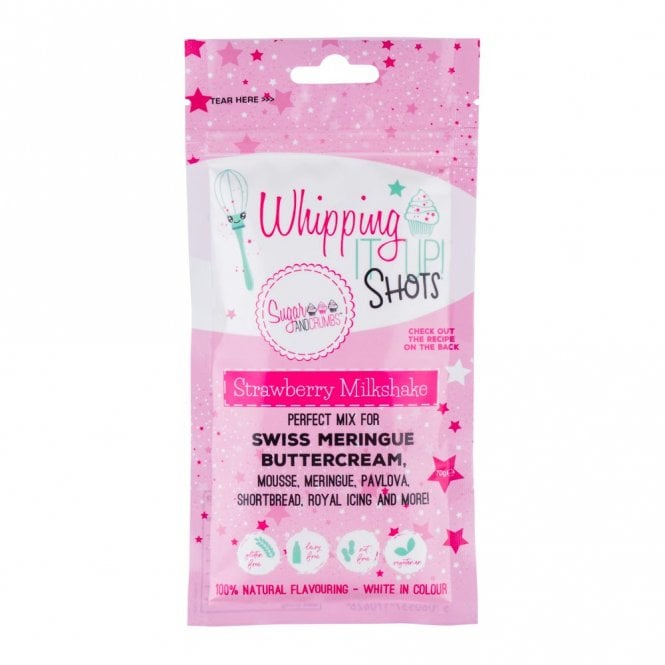 Sugar and Crumbs Whipping It Up! Concentrated Shots – Strawberry Milkshake