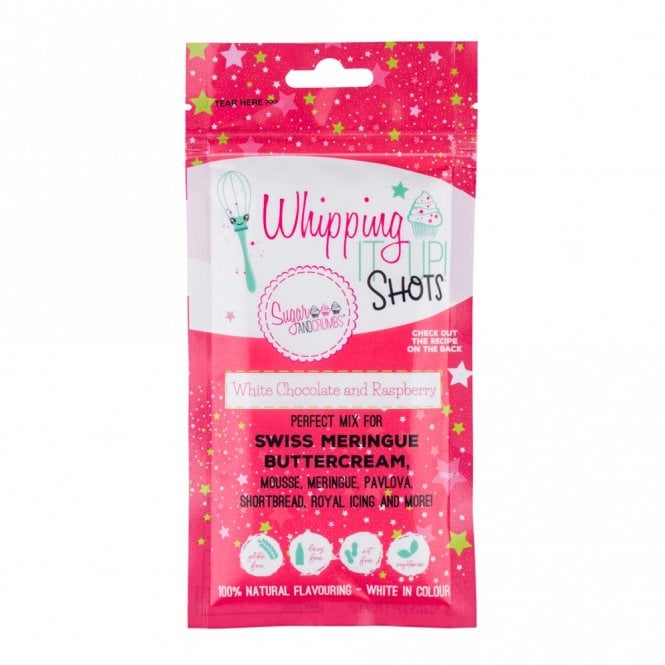 Sugar and Crumbs Whipping It Up! Concentrated Shots – White Chocolate and Raspberry