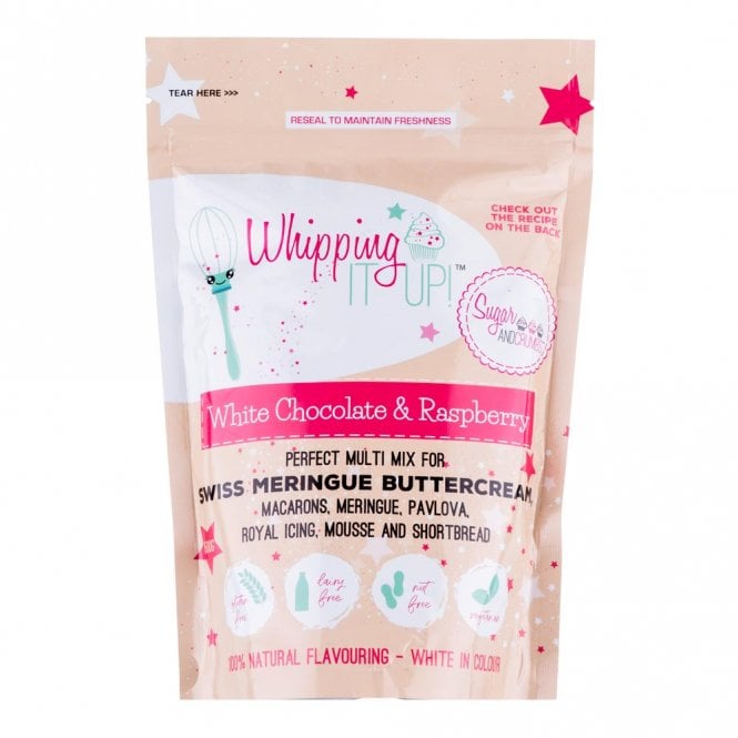 Sugar and Crumbs Whipping It Up! – White Chocolate and Raspberry