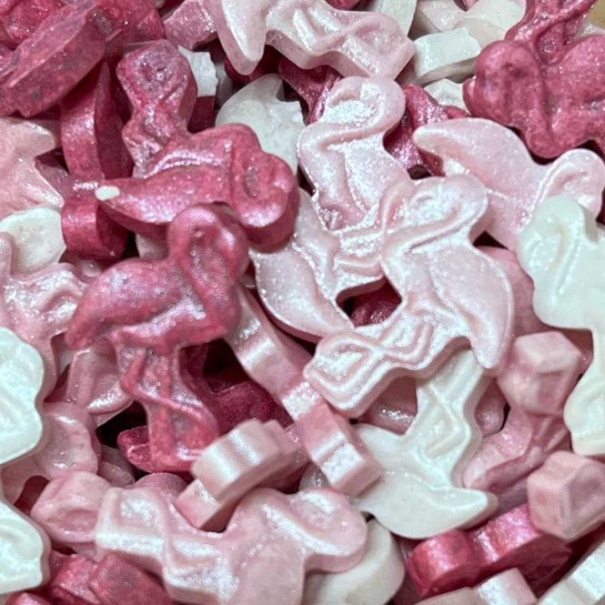 Sugar Shapes - 3D - Glimmer - Flamingos