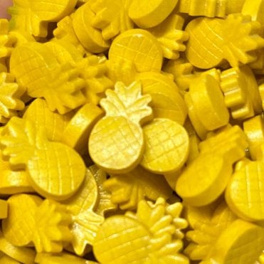 Sugar Shapes - 3D - Glimmer - Pineapples