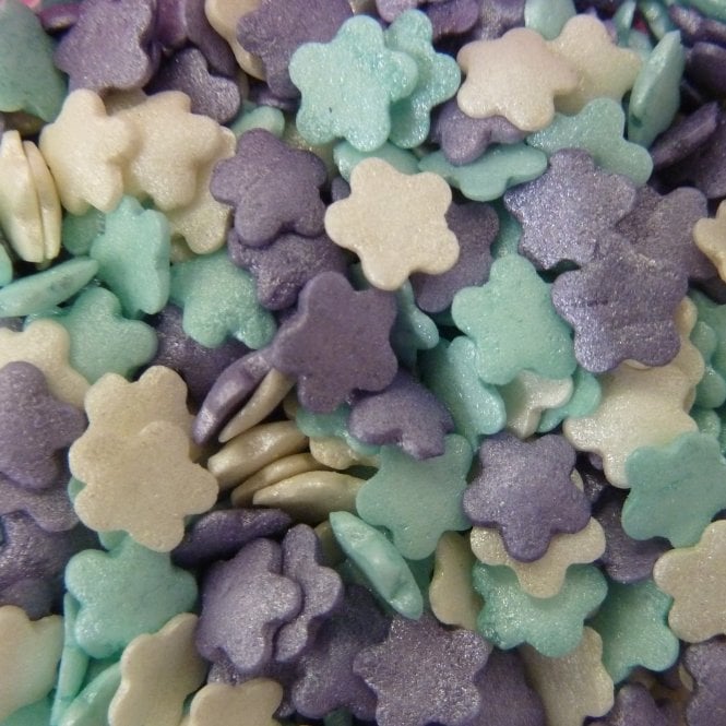 Sugar Shapes - Glimmer - Flowers - Ice