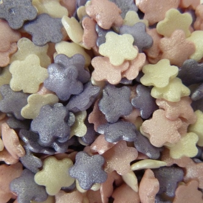 Sugar Shapes - Glimmer - Flowers - Ice Pink